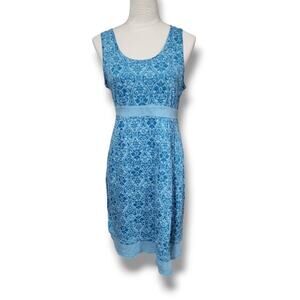 Telluride Clothing Co. Cotton Print Sleeveless Tie Back Dress